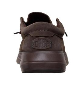 Zapatillas Hey Dude Wally X Suede Hombre Marrón