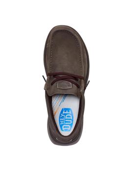 Zapatillas Hey Dude Wally X Suede Hombre Marrón