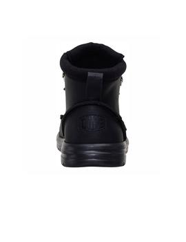 Zapatillas Hey Dude Bradley Classic Tumbled Hombre Negro