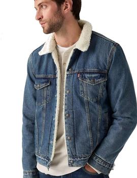 Cazadora Vaquera Levi´s Type 3 Sherpa Unisex Azul