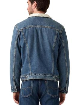 Cazadora Vaquera Levi´s Type 3 Sherpa Unisex Azul