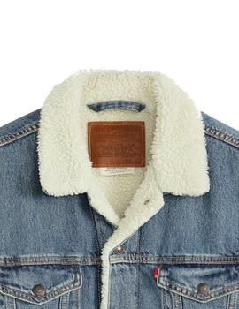 Cazadora Vaquera Levi´s Type 3 Sherpa Unisex Azul