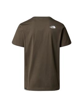 Camiseta North Face Simple Dome Hombre Verde