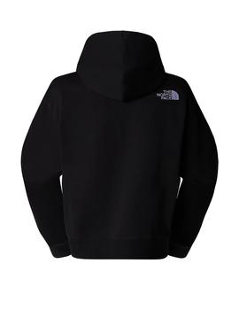 Sudadera The North Face  Essential Crop Mujer Negro