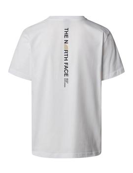 Camiseta The North Face Logo Vertical Hombre Blanco