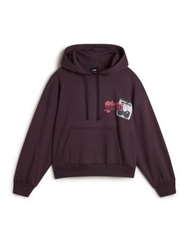 Sudadera Vans Cherryrise Retro Mujer Granate