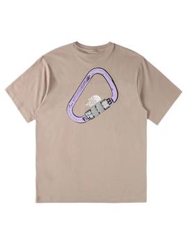 Camiseta The North Face Explore Carabiner Hombre Marrón