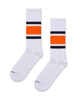 Calcetines Happy Socks Simple Stripe Unisex Blancos