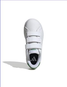 Zapatillas Adidas Advantage Base 2.0 Velcro Niño Blanco