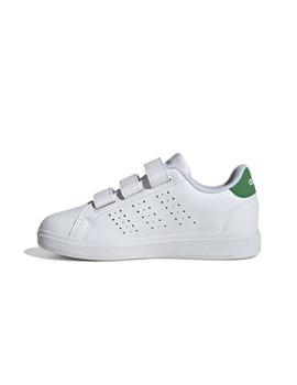 Zapatillas Adidas Advantage Base 2.0 Velcro Niño Blanco