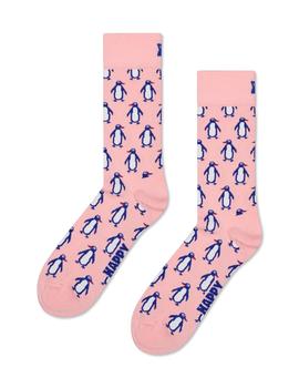 Calcetines Happy Socks Penguin Unisex Rosa