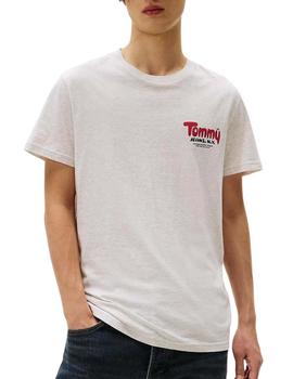 Camiseta Tommy Hilfiger Slim Hombre Gris