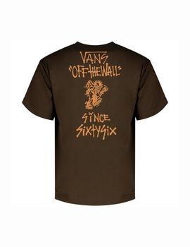 Camiseta Vans Stomper Loose Fit Hombre Marrón