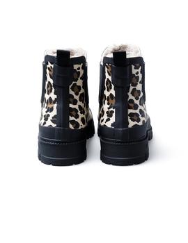 Botín Verbenas Lua Mate Combi Animal Mujer