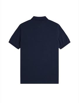 Polo Fred Perry Twin Tipped Hombre Marino