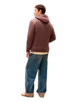 Sudadera Tommy Hilfiger Regular Hombre Granate