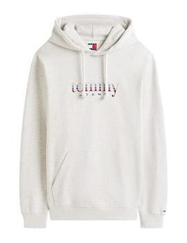 Sudadera Tommy Hilfiger Regular Entry Hombre Gris