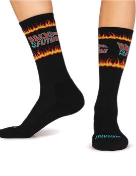 Calcetines Jimmy Lion Athletic Fire Unisex Negro