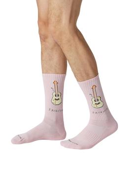 Calcetines Jimmy Lion Friends Cat Unisex Rosa