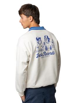 Sudadera Kaotiko Button Indie Couple Hombre Blanco