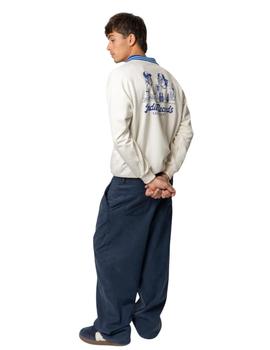 Sudadera Kaotiko Button Indie Couple Hombre Blanco