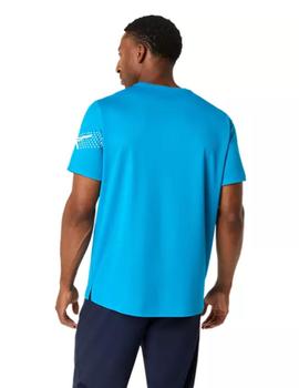 Camiseta Asics Icon Hombre Azul