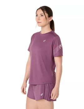 Camiseta Asics Icon  Mujer Púrpura