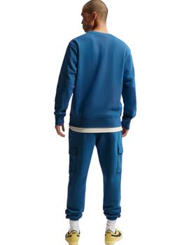 Sudadera Nike Club Hombre Azul