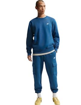 Sudadera Nike Club Hombre Azul