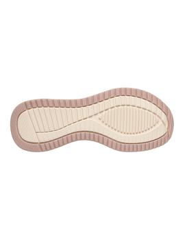 Zapatillas Skechers Bobs Squad Mujer Rosa