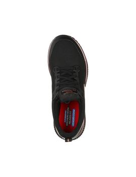 Zapatillas Skechers Work Squad Mujer Negro