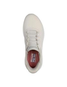 Zapatillas Skecherrs Bobs Squad Chaos Mujer Beige