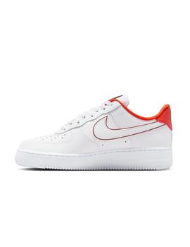 Zapatillas Nike Air Force 1 Mujer Rojo
