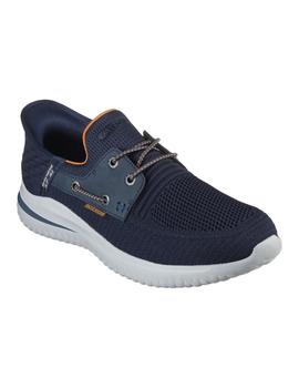 Zapatillas Skechers Delson Hombre Azul