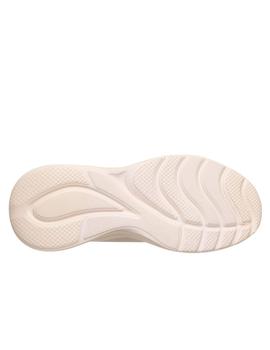 Zapatillas Skechers Bobs Squad Mujer Taupe