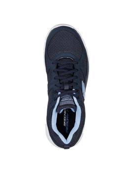 Zapatillas Skechers Burns Agoura Hombre Azul