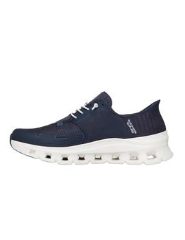 Zapatillas Skechers Glide Step Hombre Azul