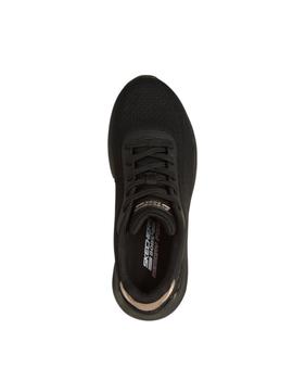 Zapatillas Skechers Bobs Squad Mujer Negro