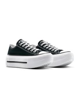 Zapatillas Converse All Star Lift Double Stack Mujer Negro