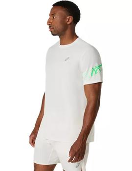 Camiseta Asics Icon SS Top Hombre Blanco