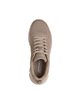 Zapatillas Skechers Bobs Sport B Lite Mujer Beige