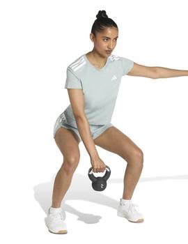 Camiseta Adidas Hyperglam Mujer Azul