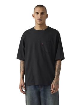 Camiseta Levis Half Sleeve Pocket Hombre Negro
