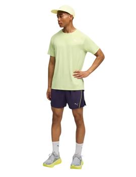 Camiseta Run Velocity Puma Hombra Verde