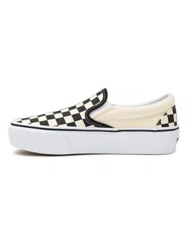 Zapatillas Vans Classic Slip-On CheckBoard plafform mujer