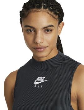 Top Nike Air Mujer Negro