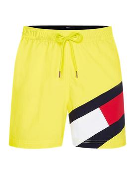 Bañador Drawstring Th Neon Yellow