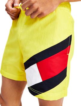 Bañador Drawstring Th Neon Yellow
