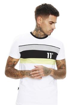 Camiseta 11 Degrees Mercury Mesh Hombre Blanco