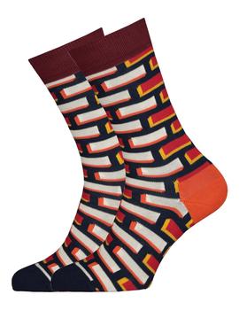 Calcetines Happy Socks Ladrillo Unisex Multicolor